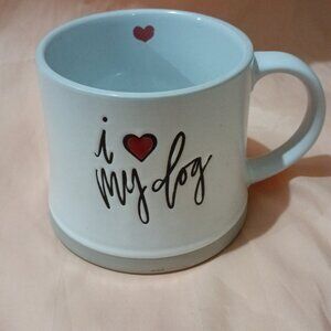 Custom Coffee Mug I Love my Dog